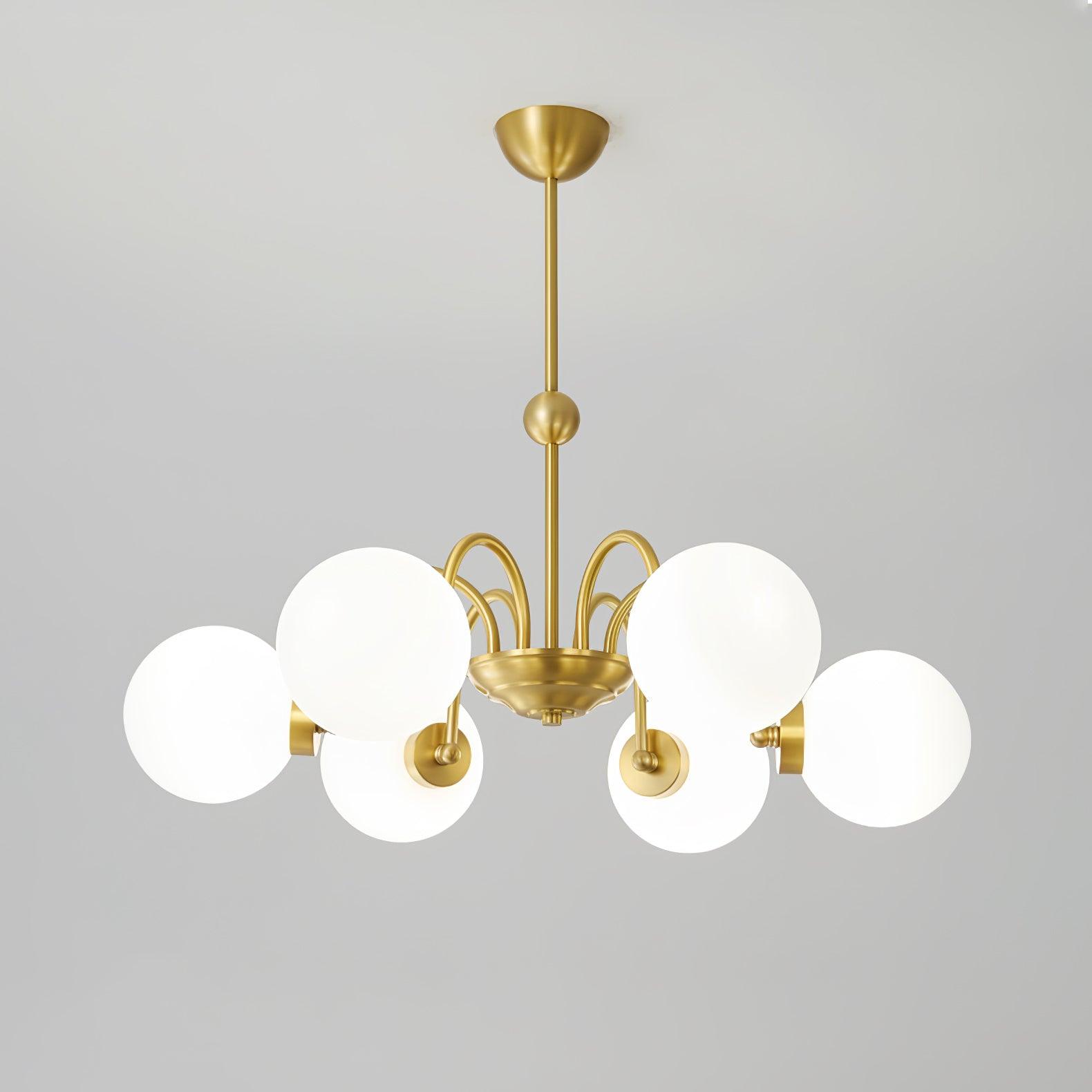 Aurora Luxe Glass Chandelier - Letslighting