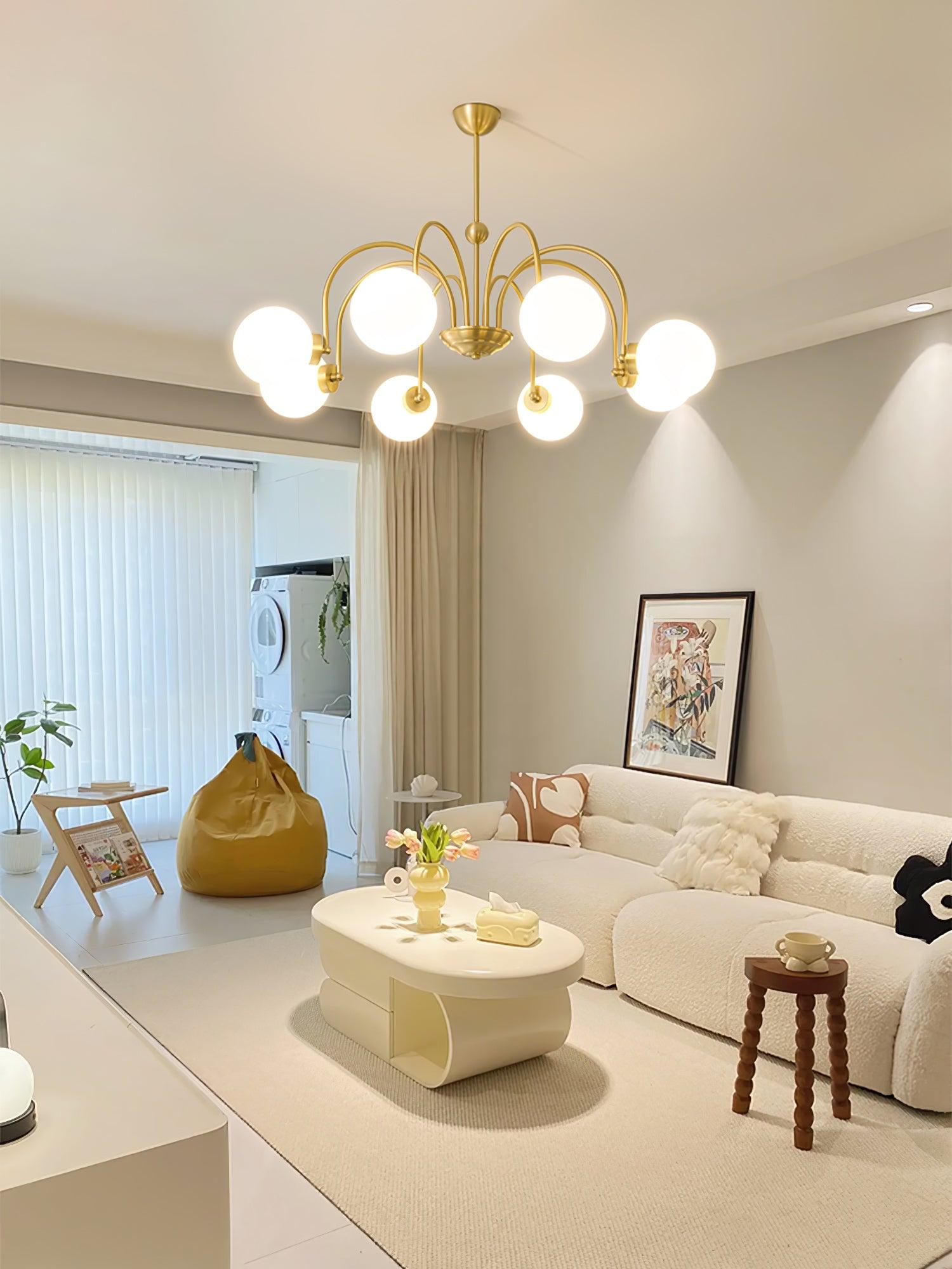 Aurora Luxe Glass Chandelier - Letslighting