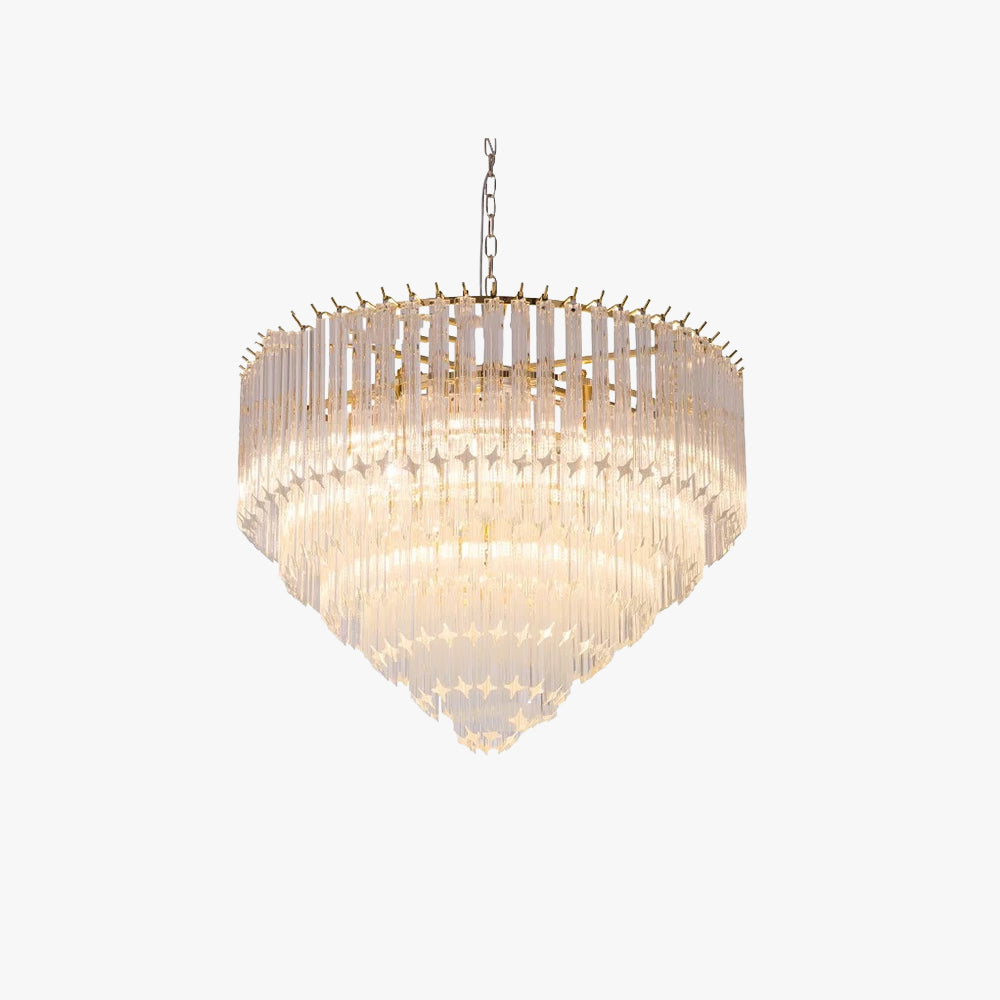 Silva Moderno Lujo Arte LED Lámpara Colgante Vidrio Dormitorio