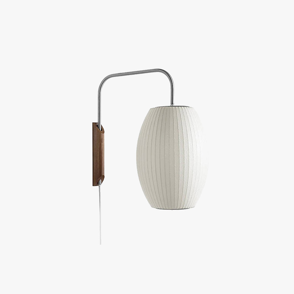 Ritta Moderno Redondo Metal Madera Interior Aplique Salón