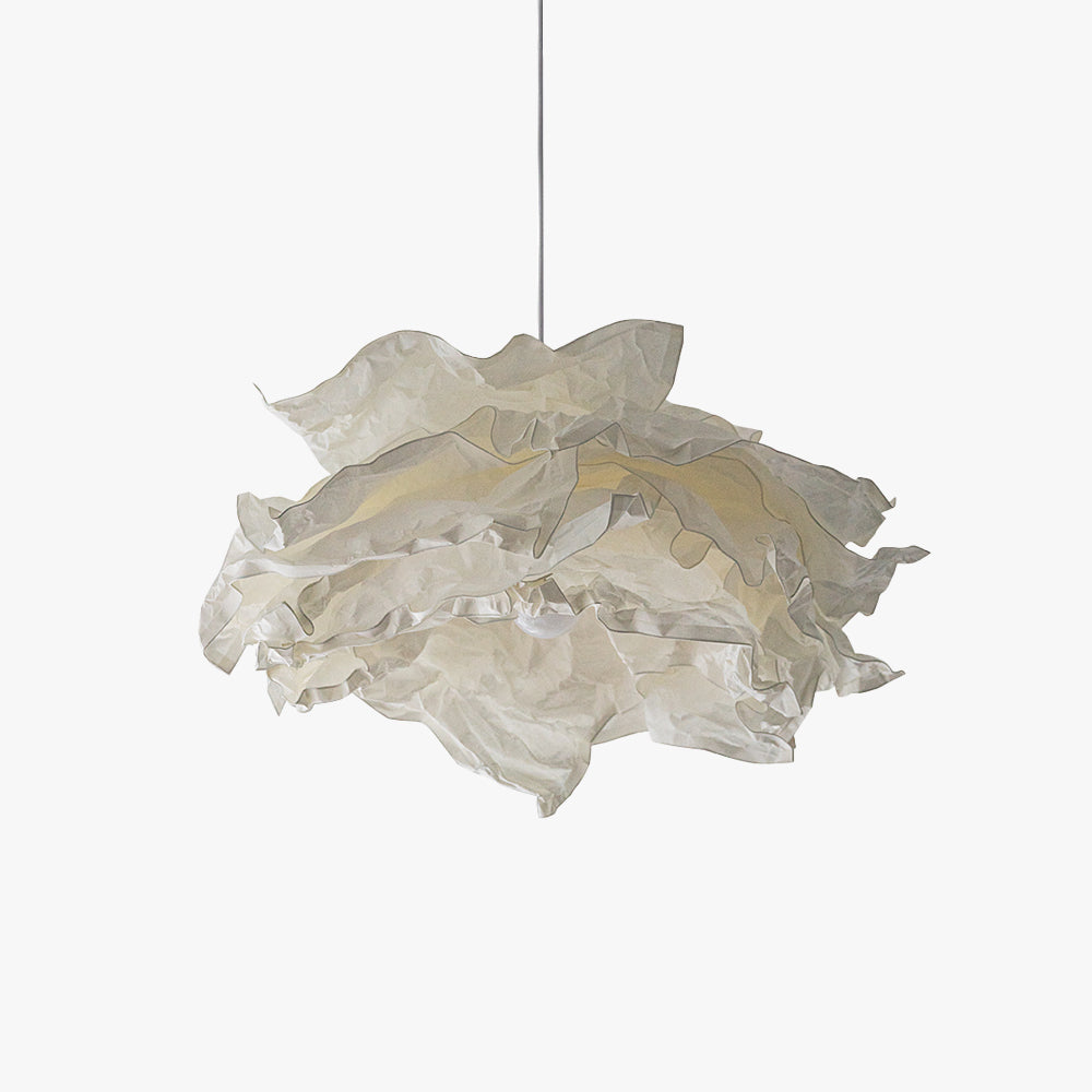 Ritta Wabi-sabi Nube Metal Papel LED Lámpara Colgante Estudio Dormitorio
