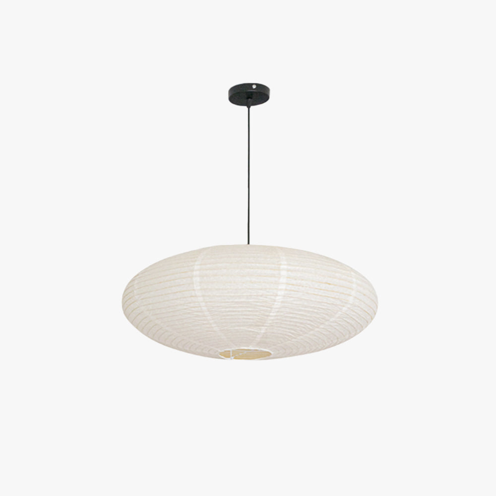Ritta Wabi-sabi Retro Globo Metal Papel LED Lámpara Colgante Comedor