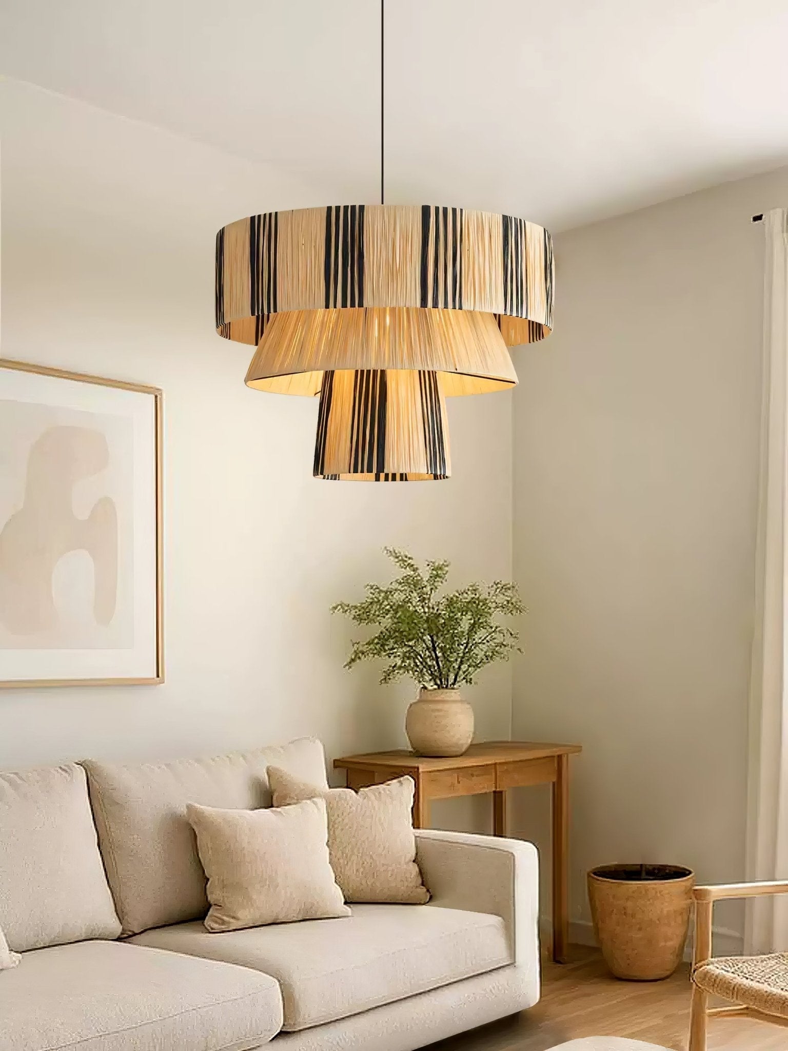 Zarora Raffia Pendant Lamp - Letslighting