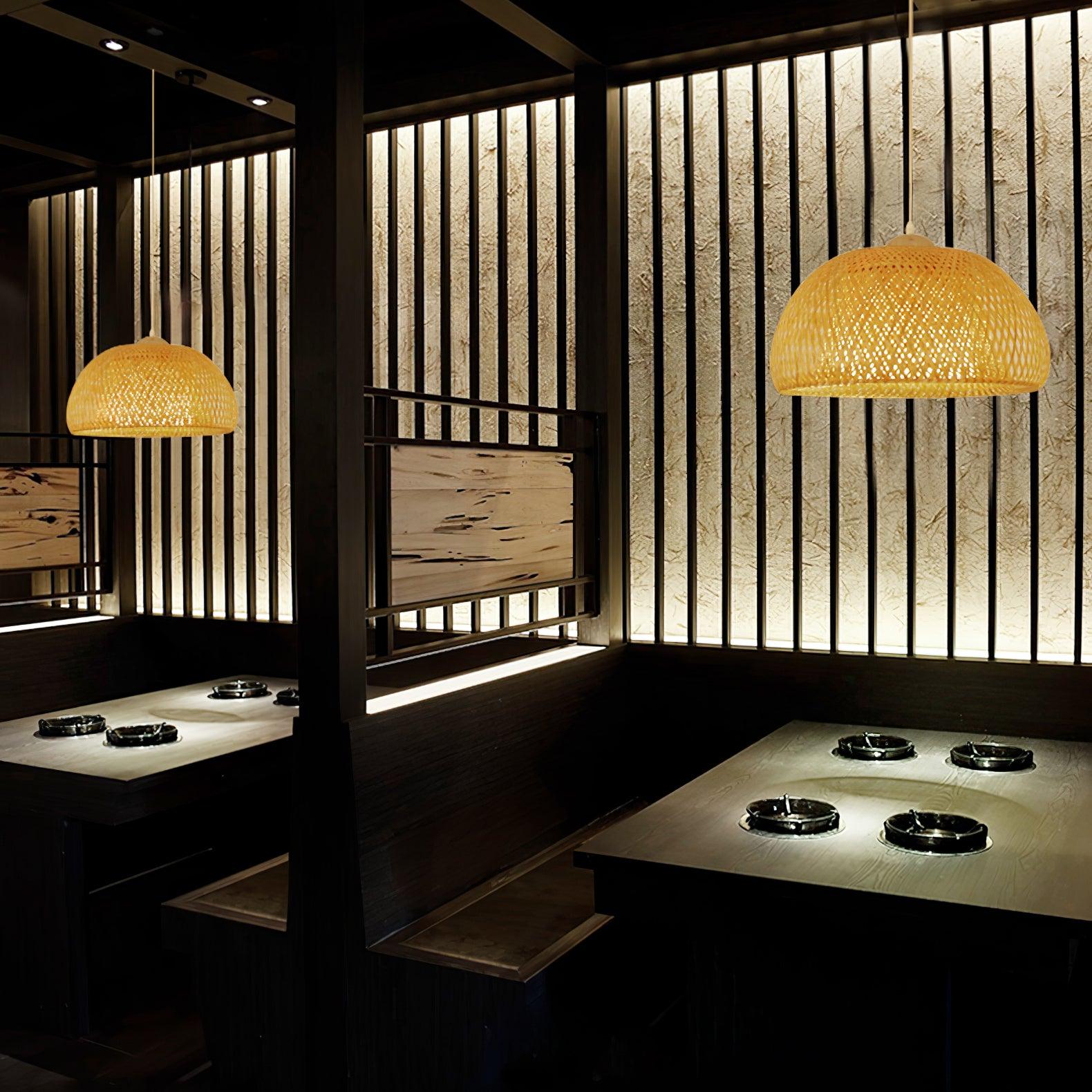 Zenith Bamboo Pendant Light - Letslighting