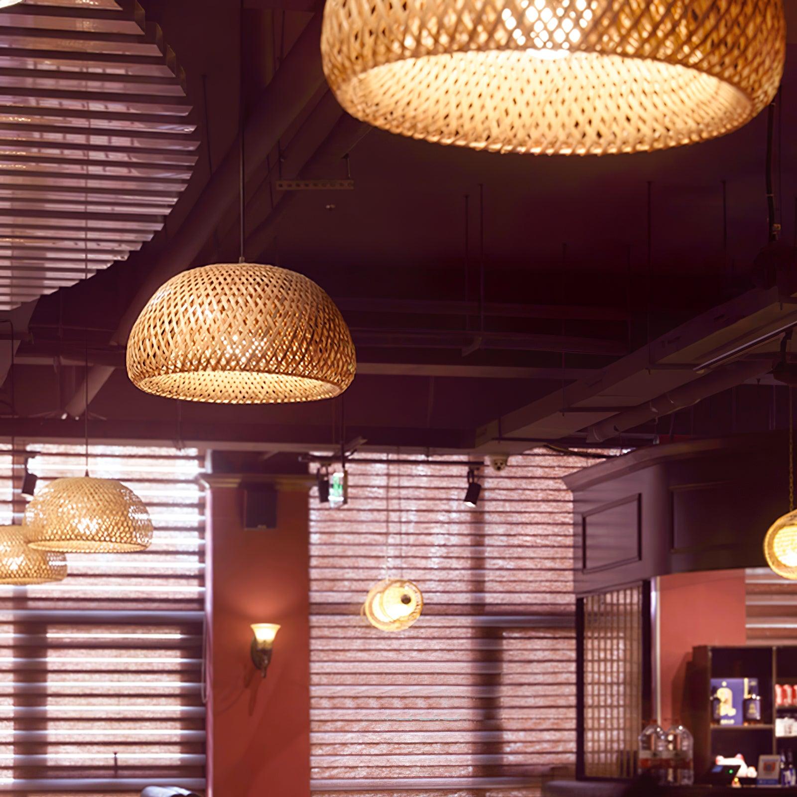 Zenith Bamboo Pendant Light - Letslighting