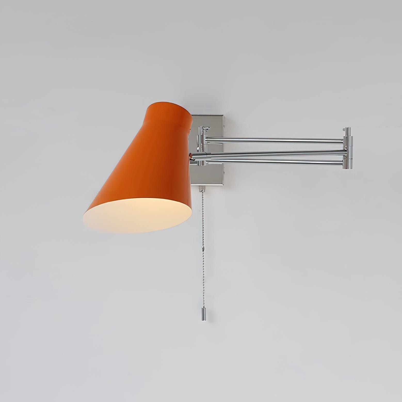 Wall Lamp Swing Arm Chrome Adjustable Industrial - Letslighting