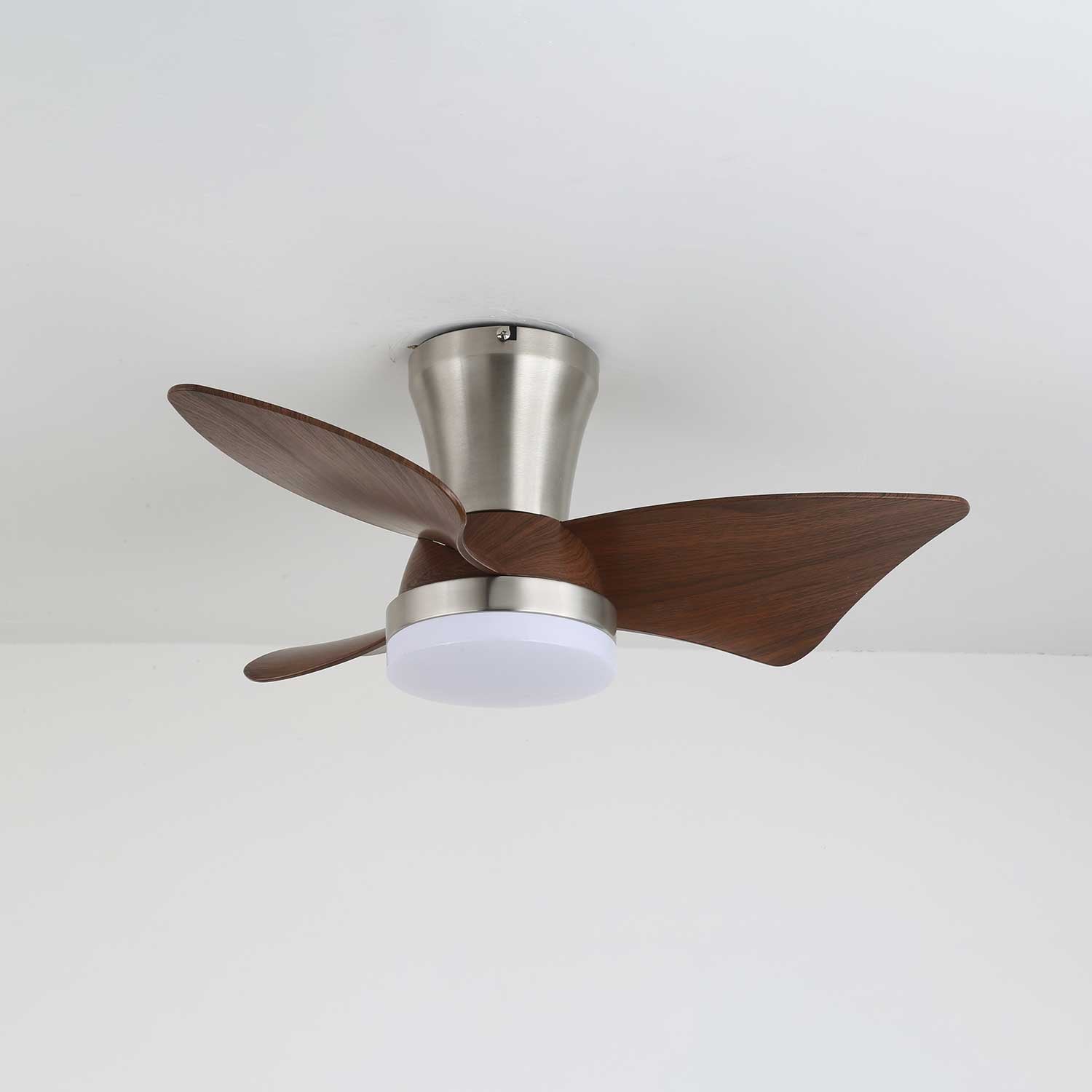 Ventilador de Techo Moderno Caspian de Madera con Luz