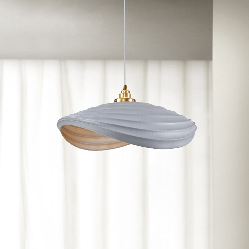 Ritta Nórdica Geométrica Metal/Resina LED Lámpara Colgante Blanca