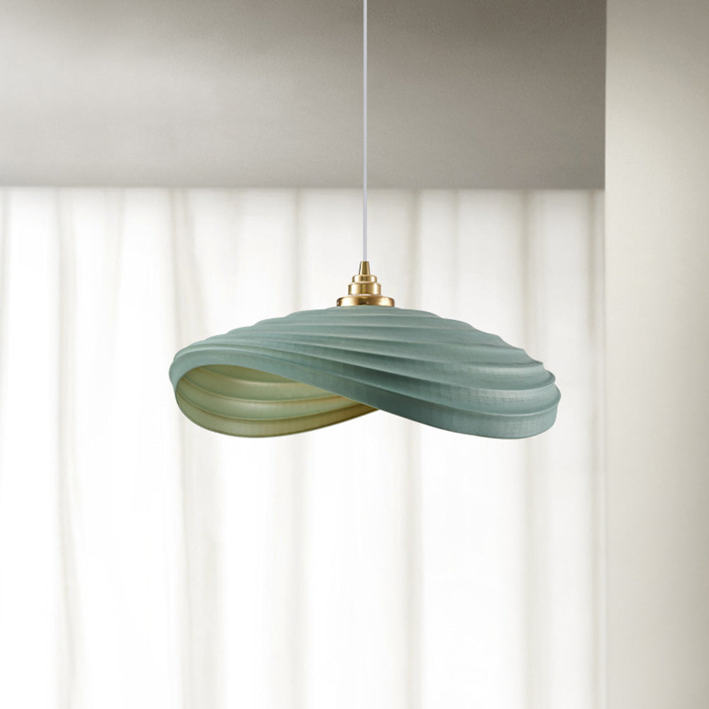 Ritta Nórdica Geométrica Metal/Resina LED Lámpara Colgante Blanca
