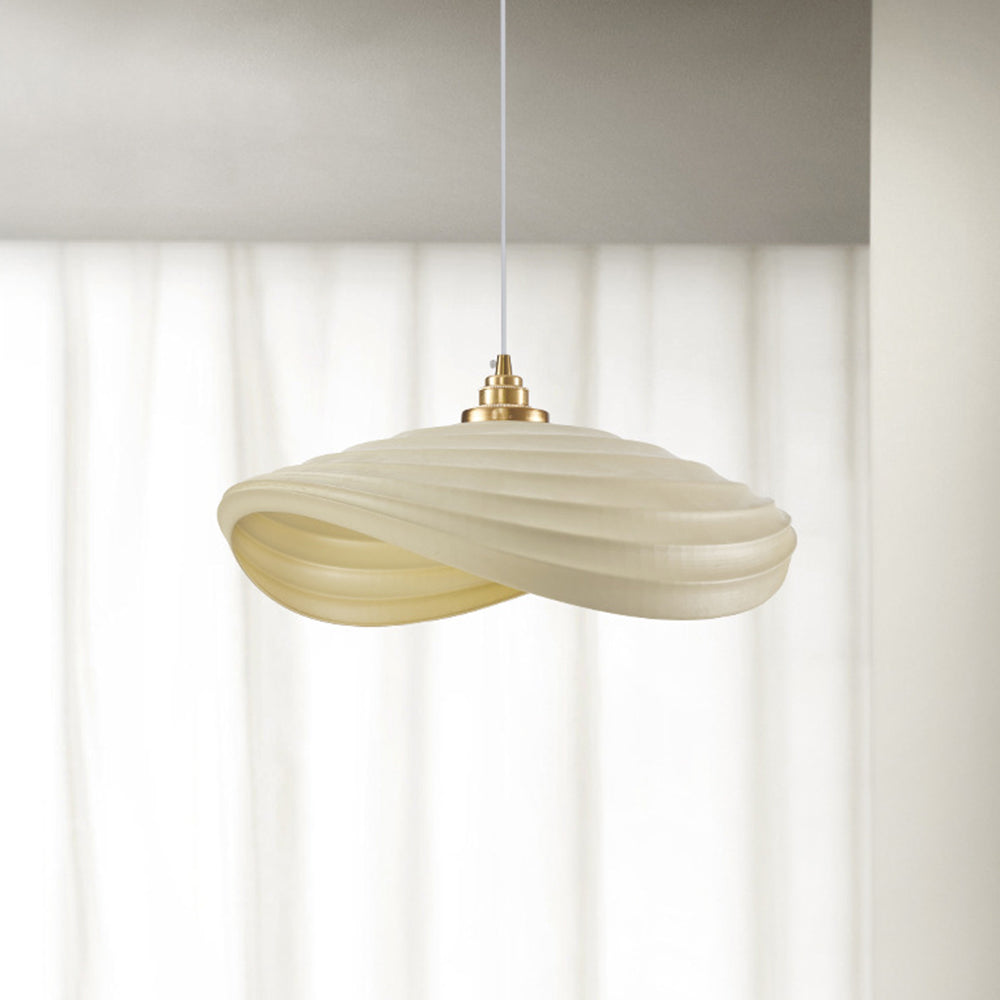 Ritta Nórdica Geométrica Metal/Resina LED Lámpara Colgante Blanca