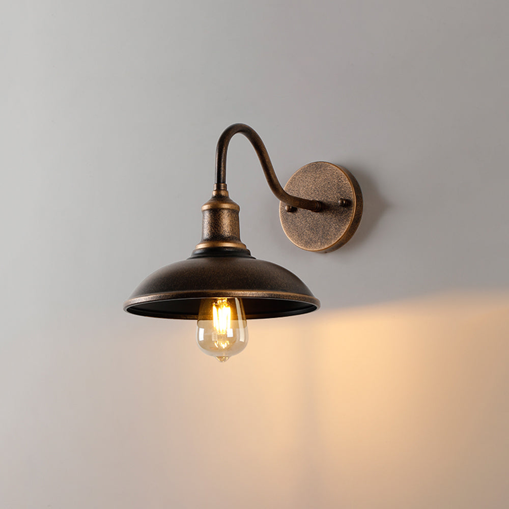 Ray Aplique de Pared Vintage Cúpula  LED  Bronce