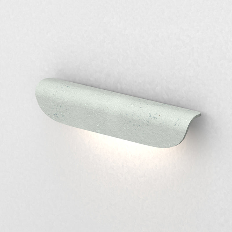 Auer Moderno Flexión Metal LED Aplique de Pared Exterior Negro/Blanco