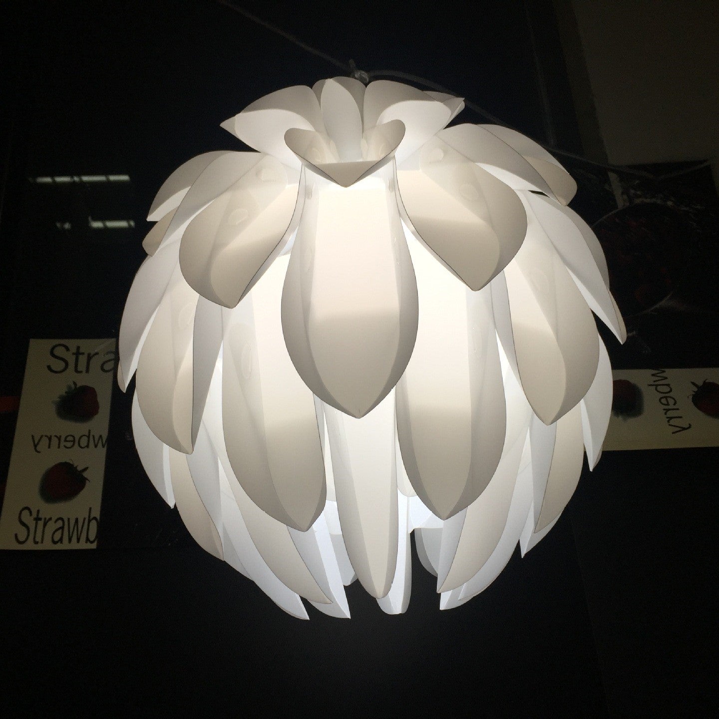 Valentina Diseño Metal PVC Cono LED Lámpara Colgante Estudio Dormitorio