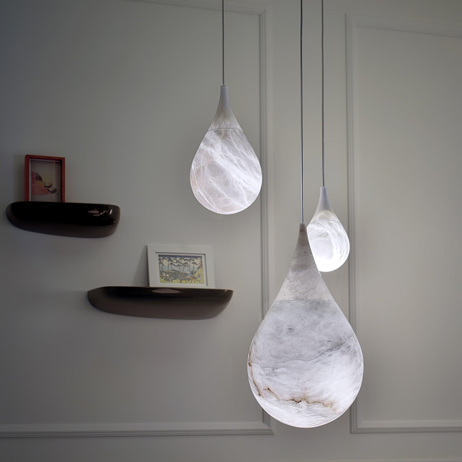Marble Raindrop Pendant Light - Letslighting