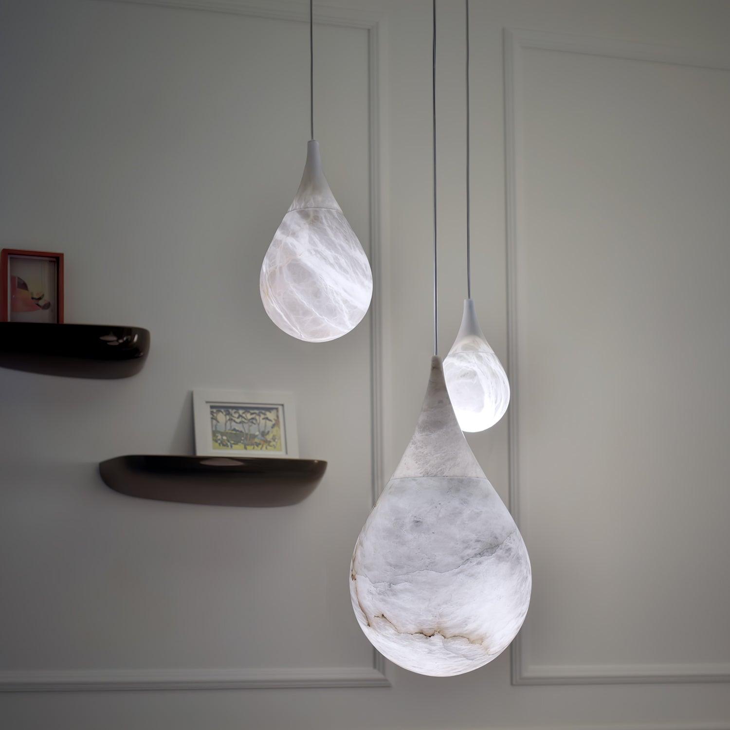 Marble Raindrop Pendant Light - Letslighting