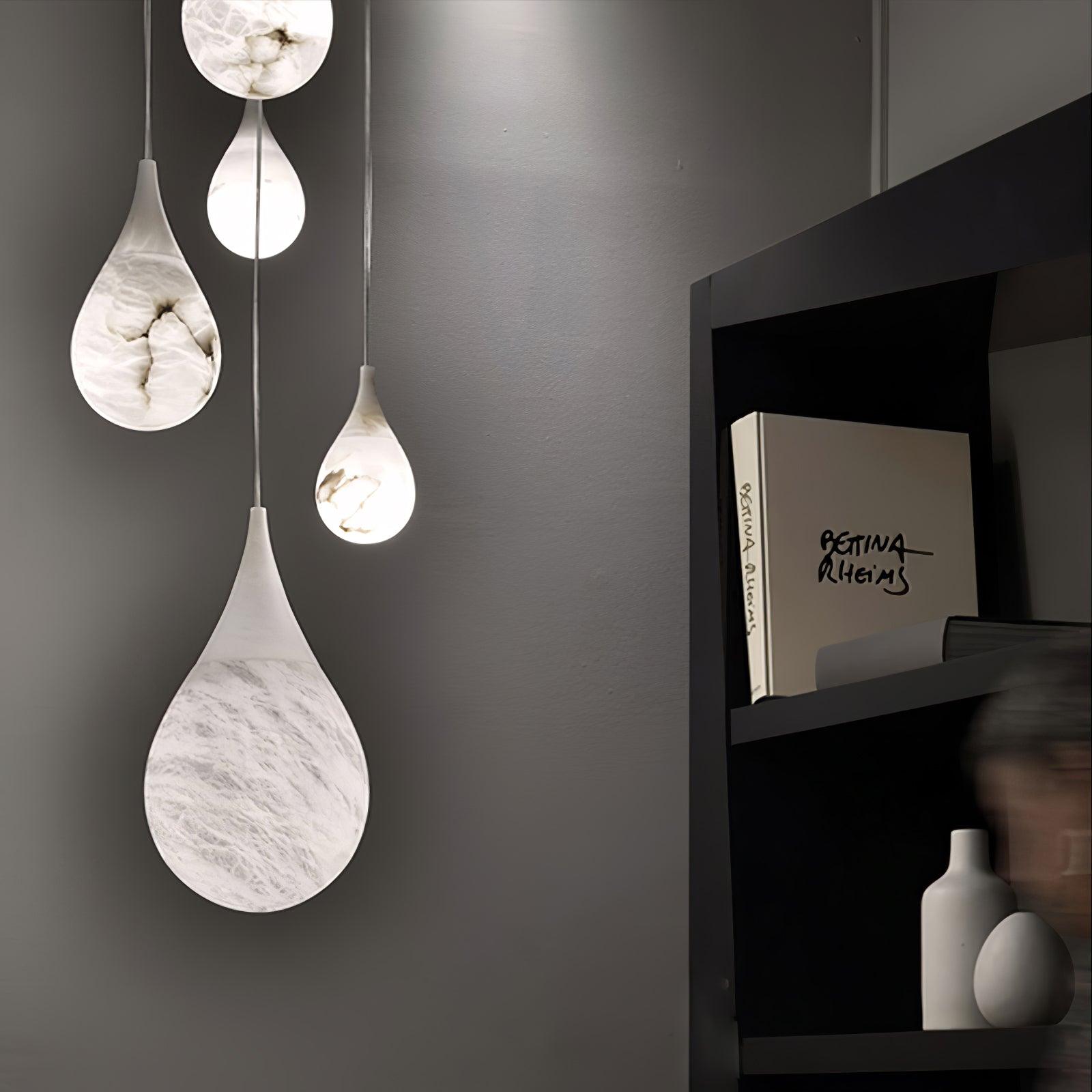 Marble Raindrop Pendant Light - Letslighting