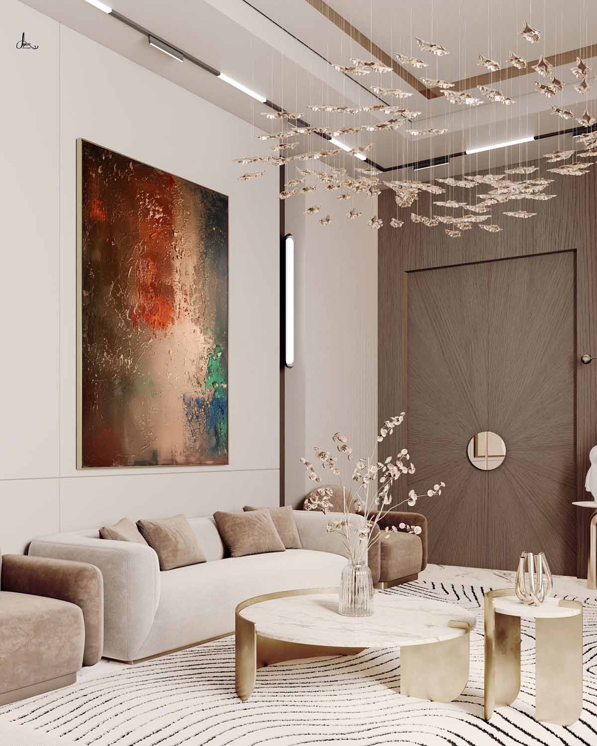 Auden Wabi-Sabi Arte Mural - Letslighting