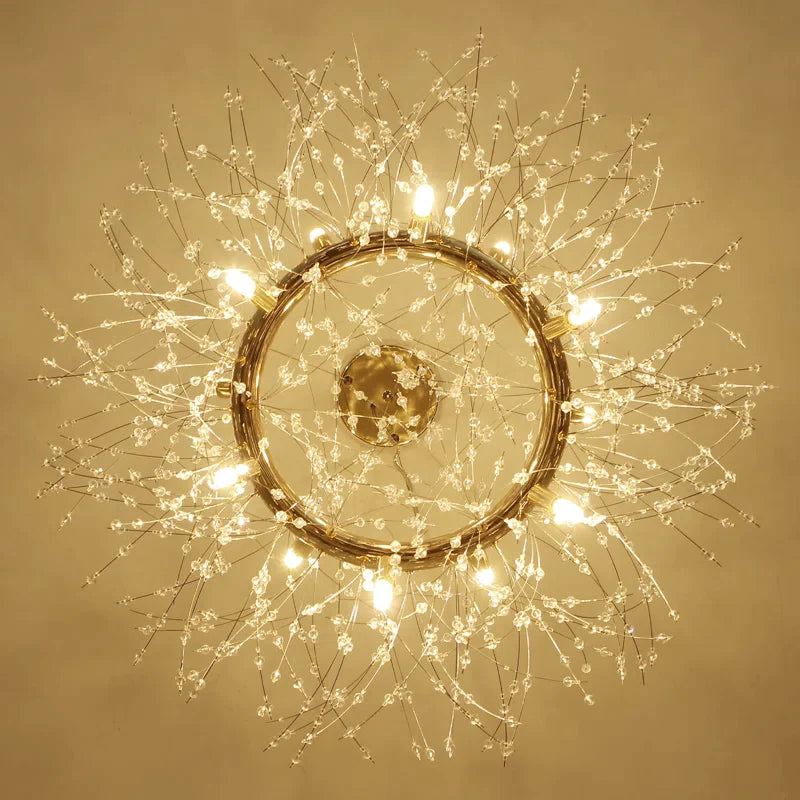 Arisha Moderna LED Metal/Cristal Lámpara Colgante