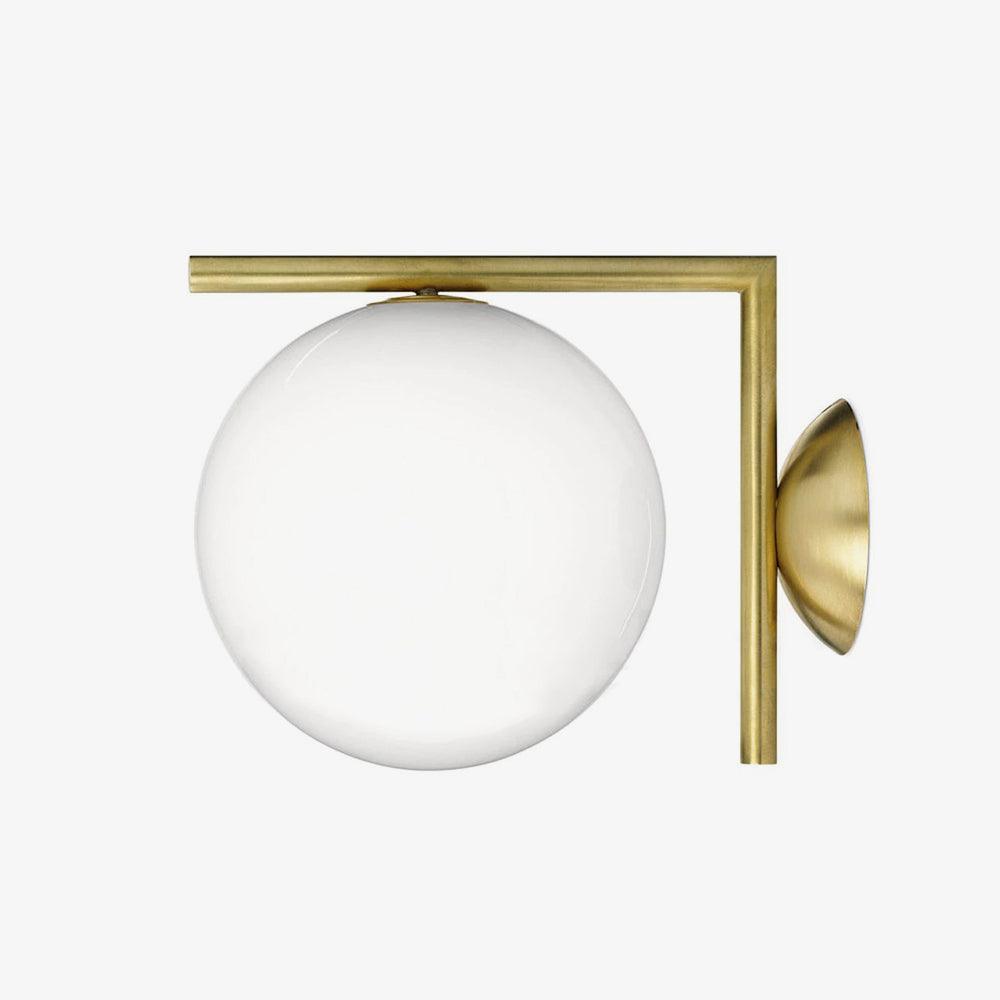 Blown Glass Opal Glass Wall Lamp - Letslighting