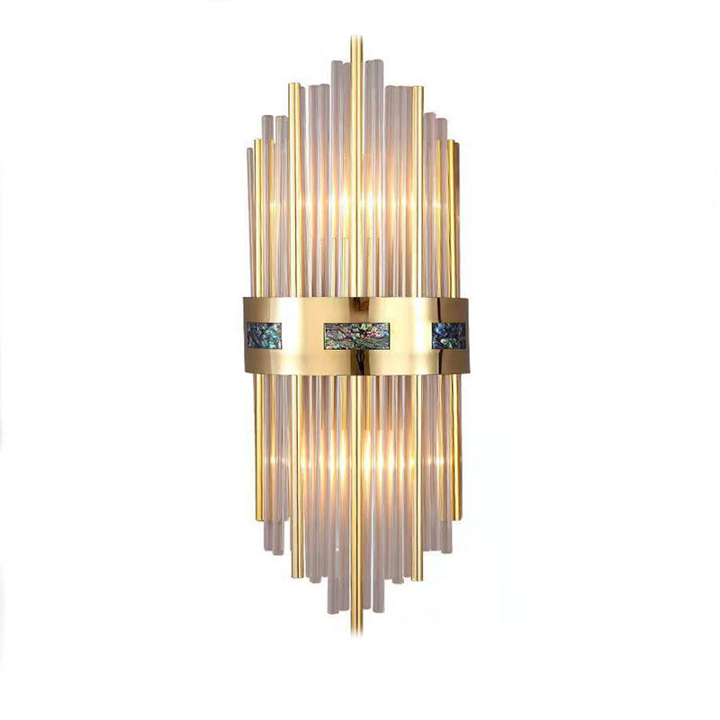 Kristy Moderno Metal LED Aplique de Pared Dorado Comedor Salón