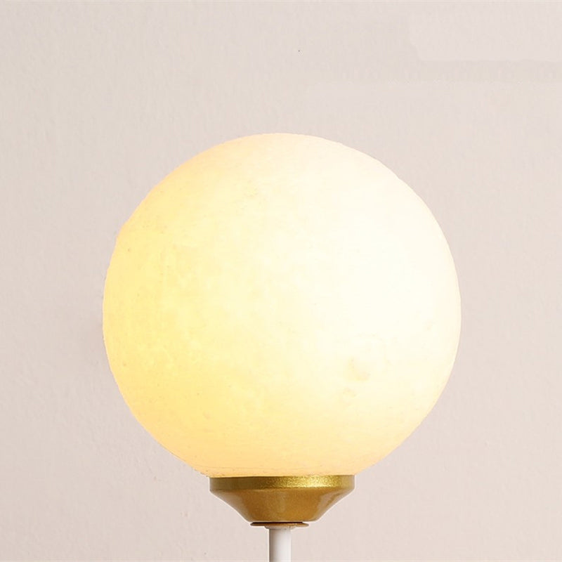 Aria Infantil Globo de Oso Acrílico/Resina Aplique de Pared Blanco/Azul/Rosa
