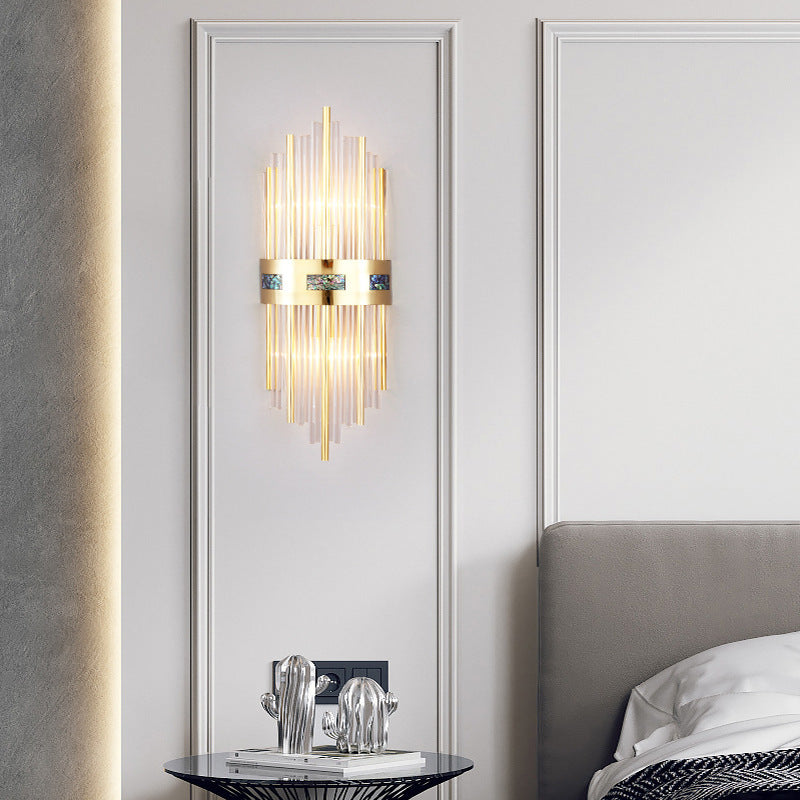 Kristy Moderno Metal LED Aplique de Pared Dorado Comedor Salón
