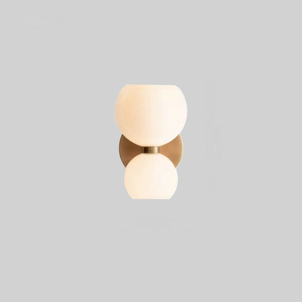 Valentina Modernas Aplique De Pared Interior Metal/Vidrio Blanco Salón