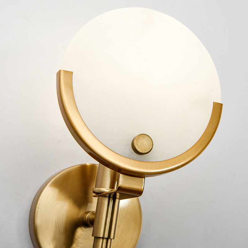 Valentina Nórdico Lineal/Bola Metal Aplique de Pared Dorado
