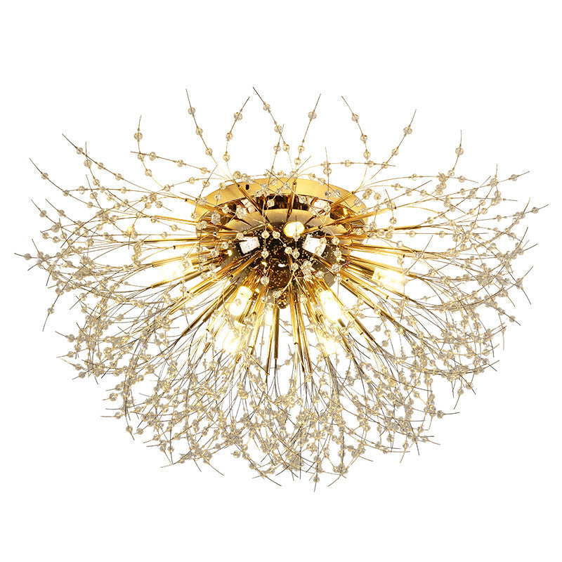 Arisha Vintage LED Luz de Techo Metal Oro Dormitorio Sala de Estar