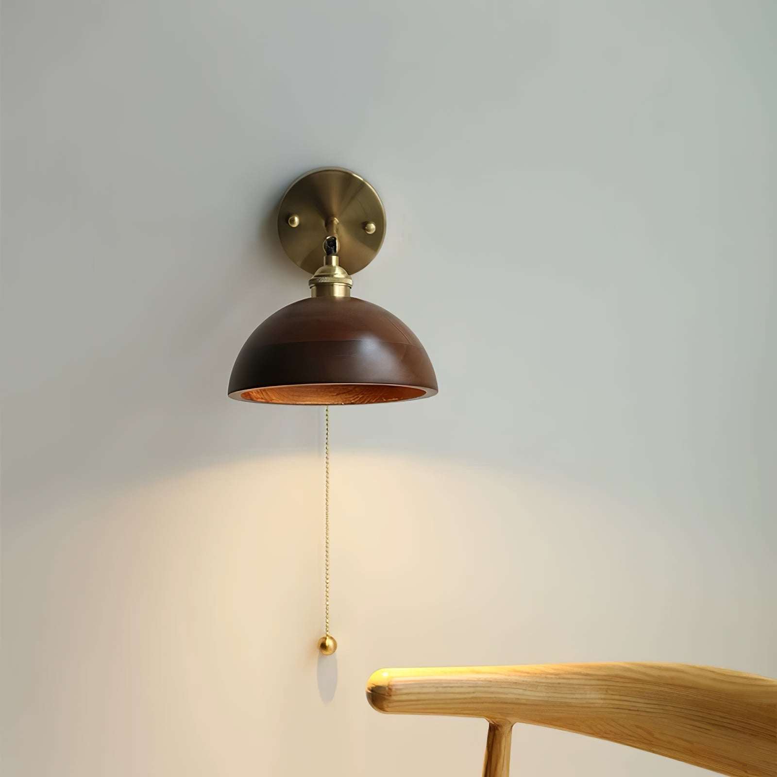 Muto Lámpara de Pared Vintage con Interruptor de Cadena