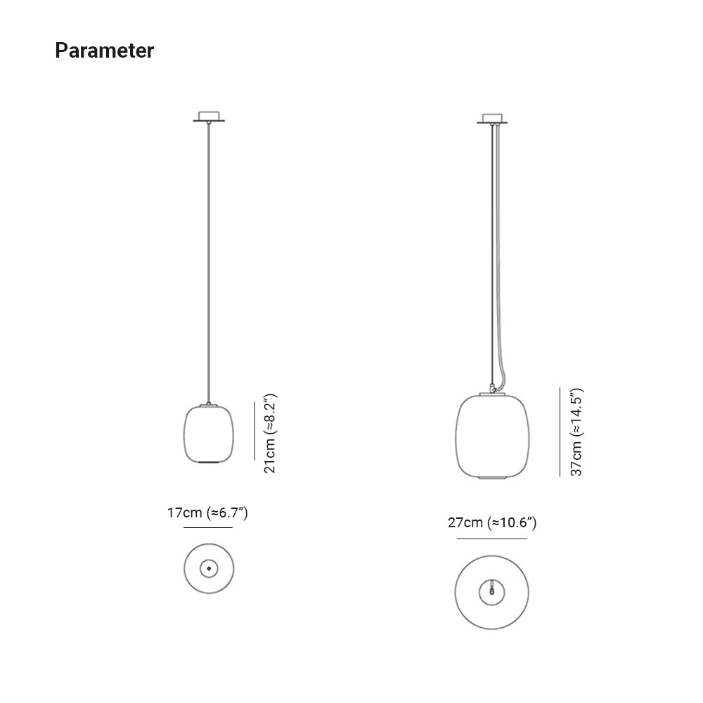 Ray Retro Linterna Metal Lámpara Colgante Impermeable Exterior