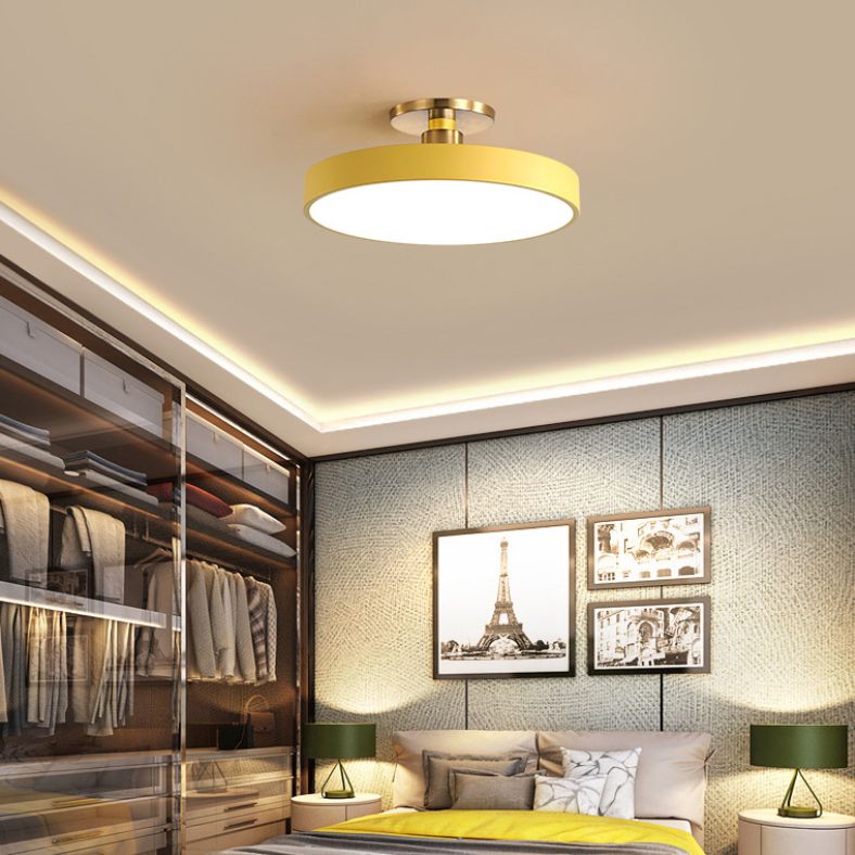 Valentina Lámpara de Techo Minimalista Nórdica Redonda  Empotrar