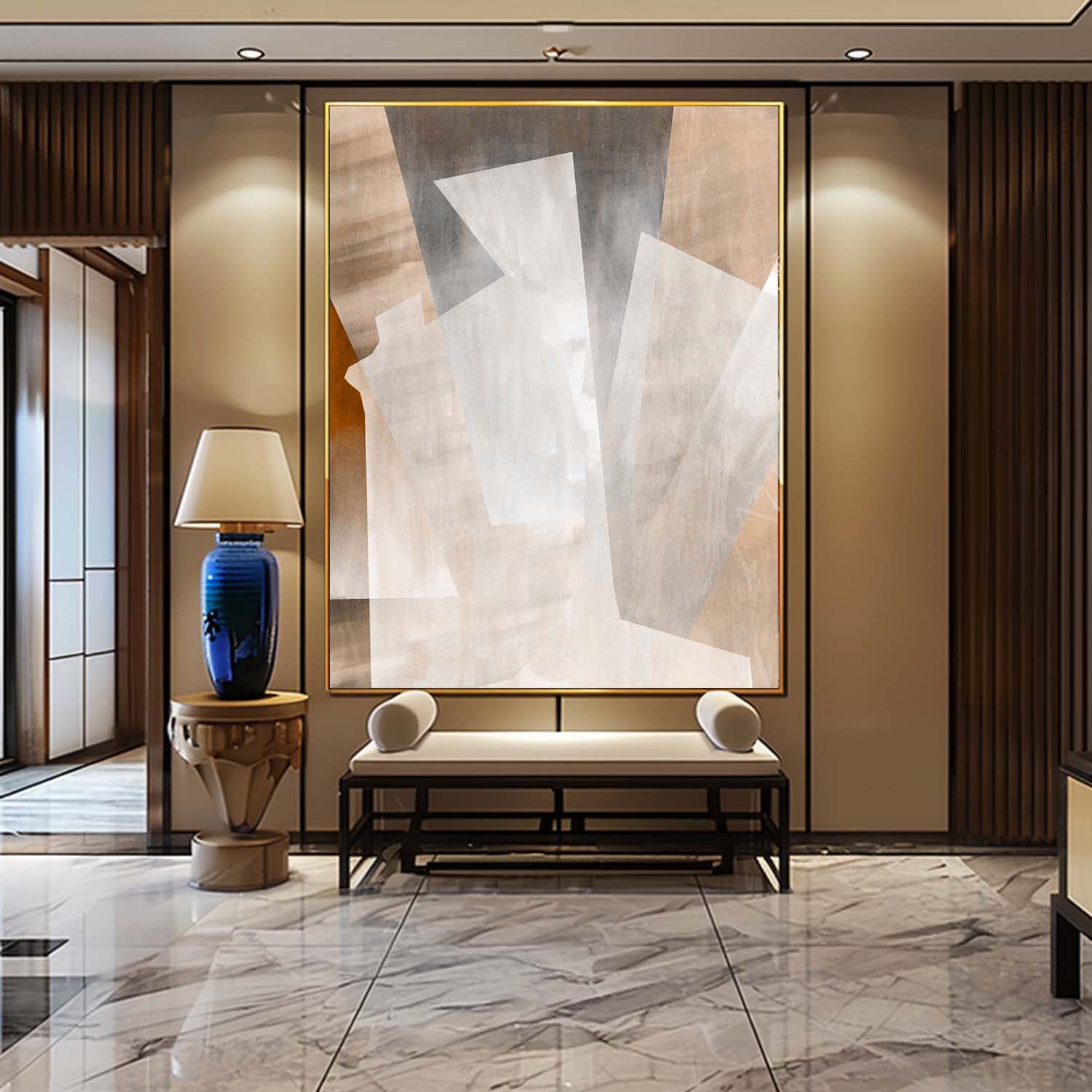 Elin Minimalista Contemporáneo Arte Mural - Letslighting