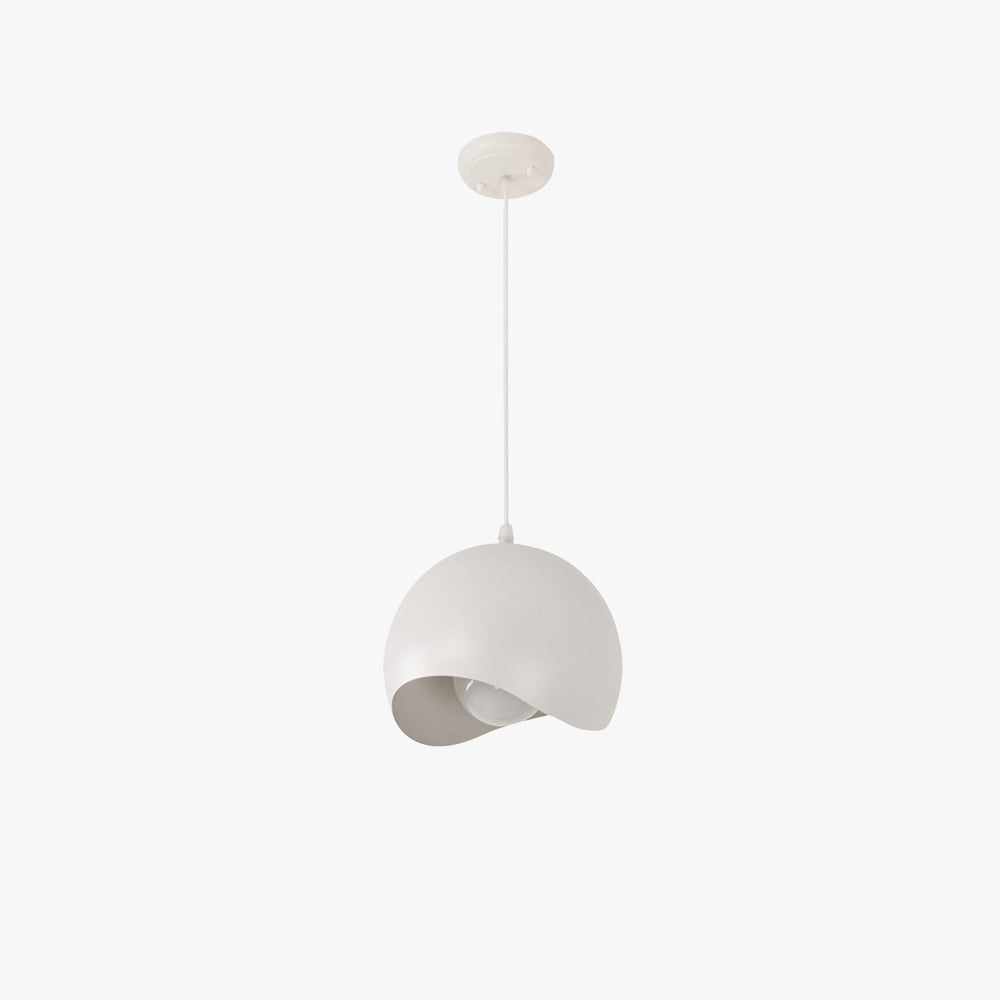 Arisha Creativo Globe Lámpara Colgante Blanco Metal Dormitorio/Salón