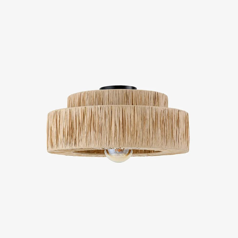 Hermes Rattan Pendant Light 3 Style