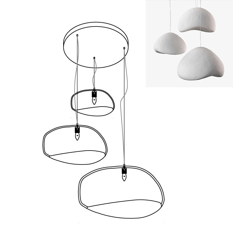 Khmara Rough Combination Chandelier B - Letslighting