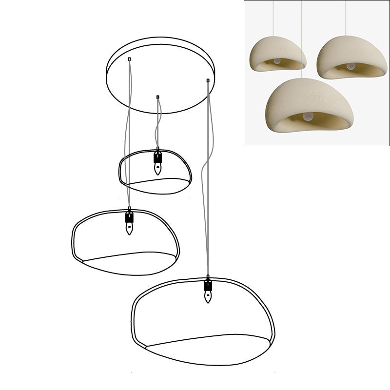 Khmara Rough Combination Chandelier B - Letslighting