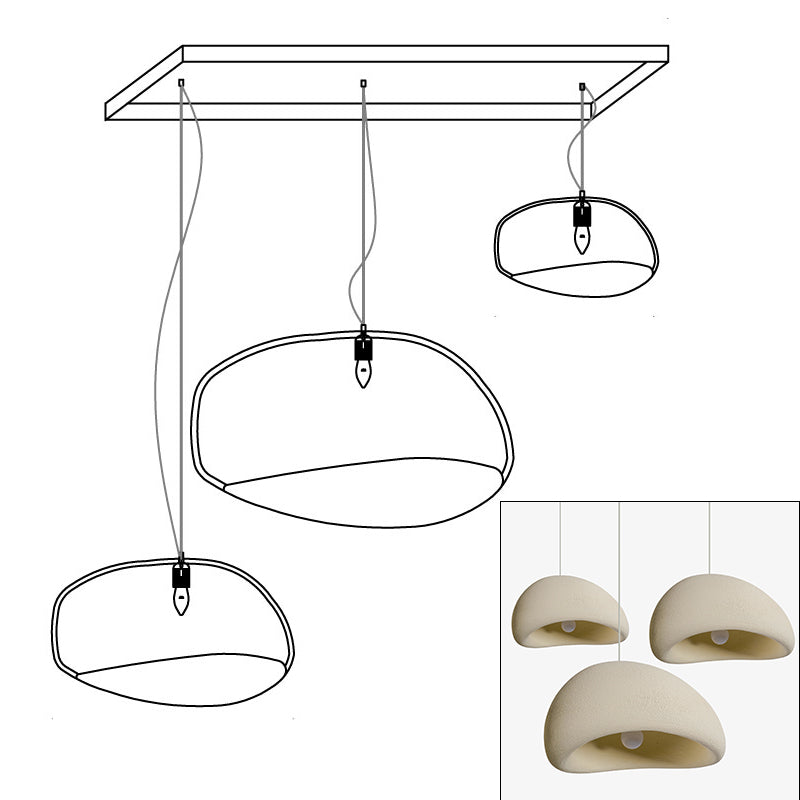 Khmara Rough Combination Chandelier B - Letslighting