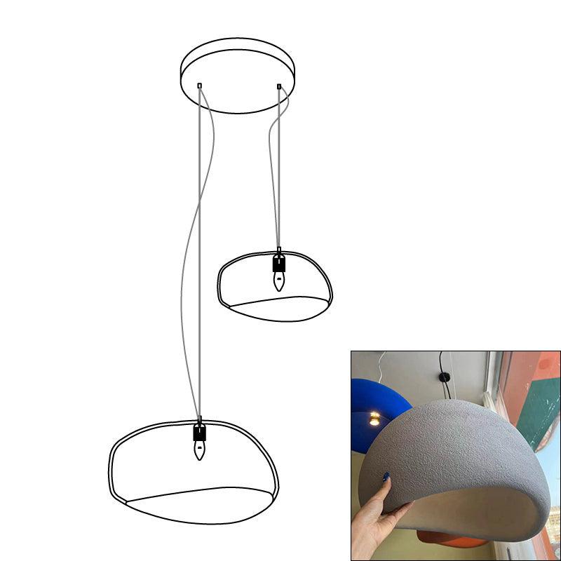 Khmara Rough Combination Chandelier B - Letslighting