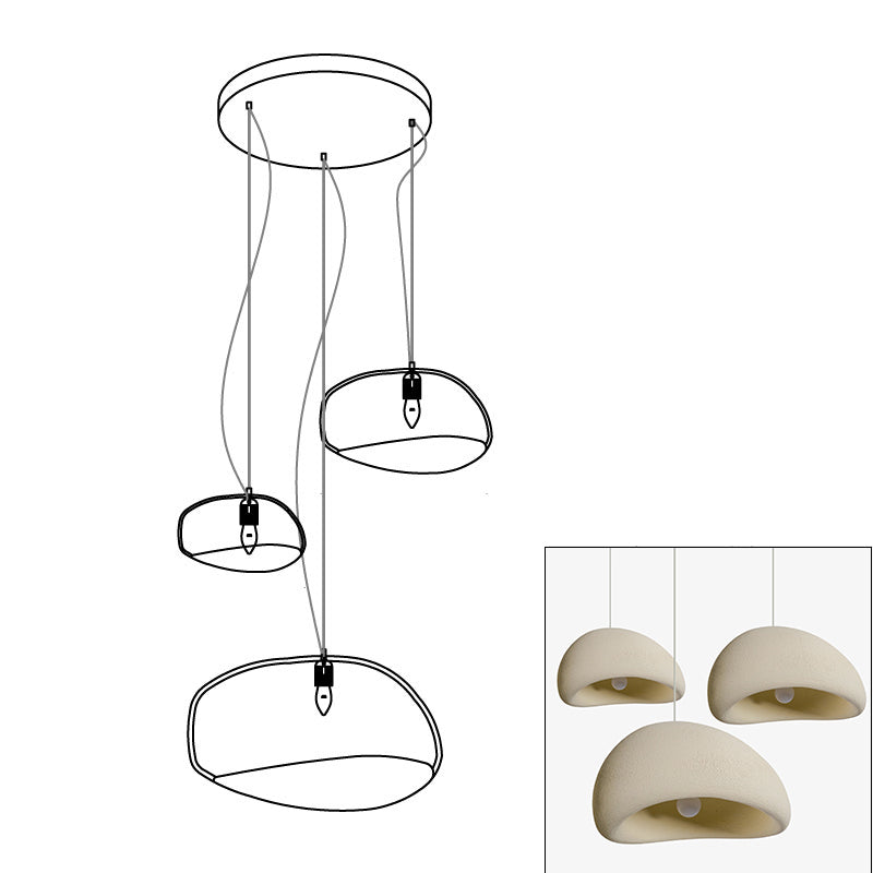 Khmara Rough Combination Chandelier B - Letslighting