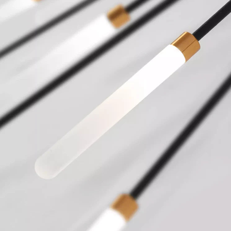 Arisha Moderna Sputnik Lineal Metal Lámpara de Techo