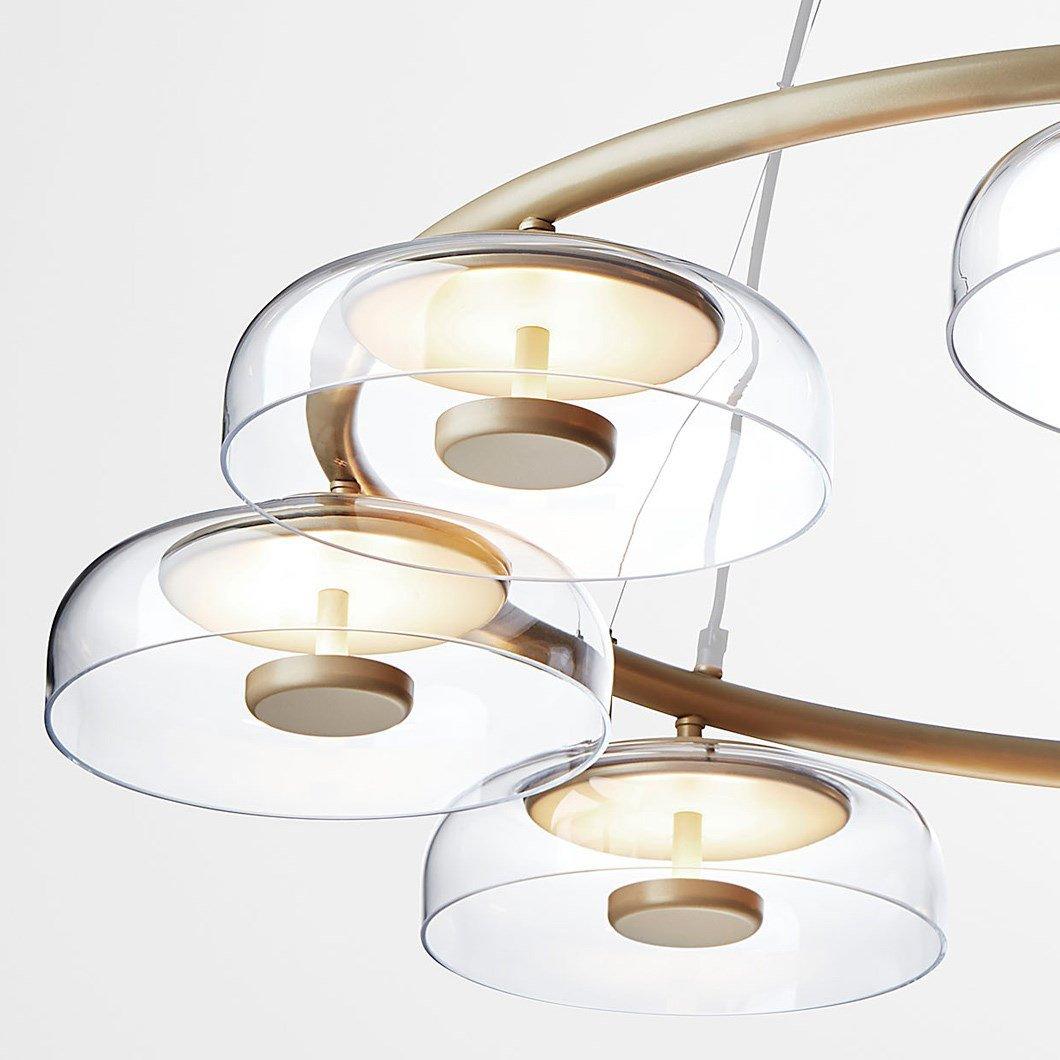 Aethera Circular Glass Chandelier - Letslighting