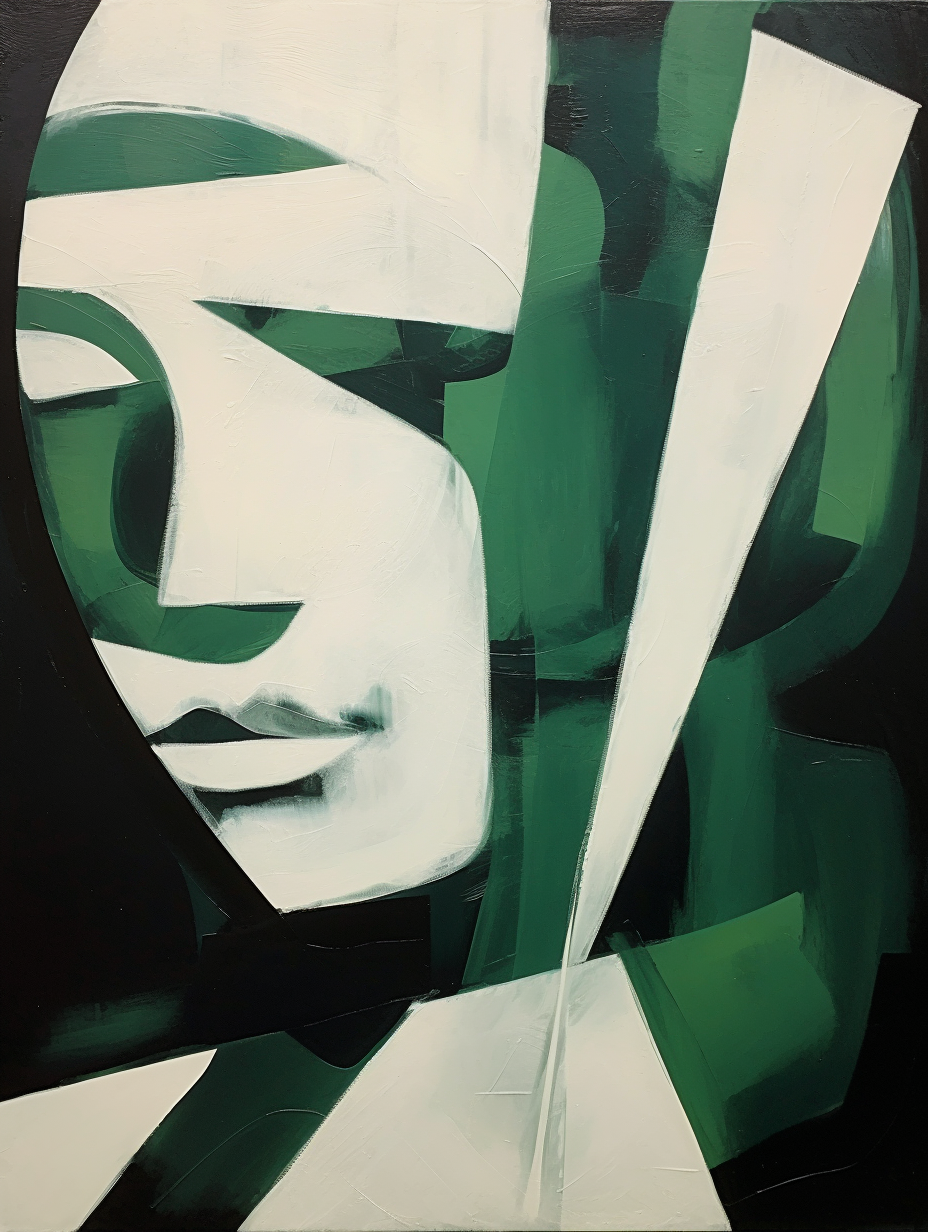 Jade Minimalista Contemporáneo Arte Mural - Letslighting