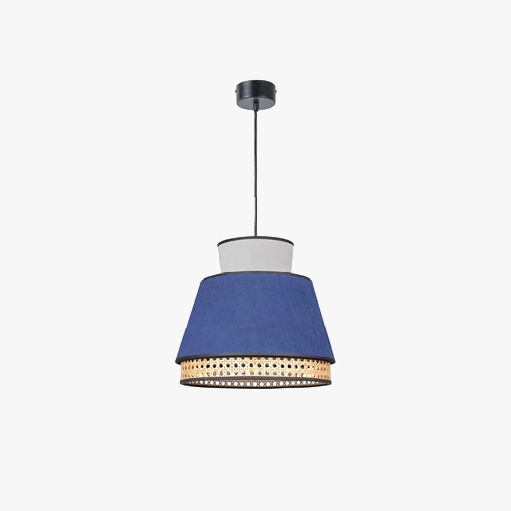 Ritta Rustica Geométrica Metal Lámpara Colgante Azul/Rosa