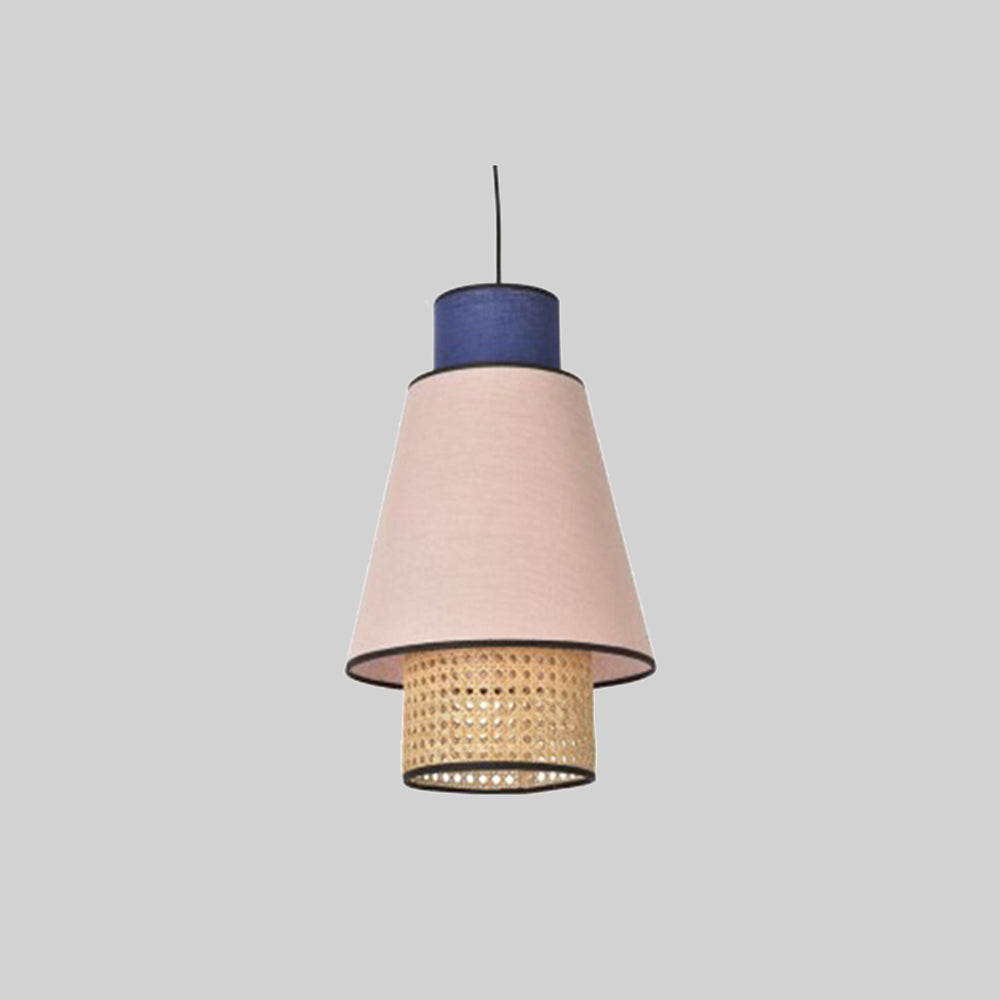 Ritta Moderna Geométrica Metal Lámpara Colgante Rosa