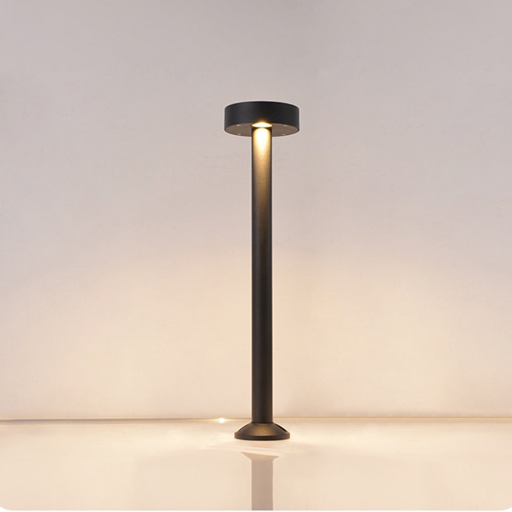 Ray Moderna Lámpara de Pie Exterior Metal Vidrio Patio