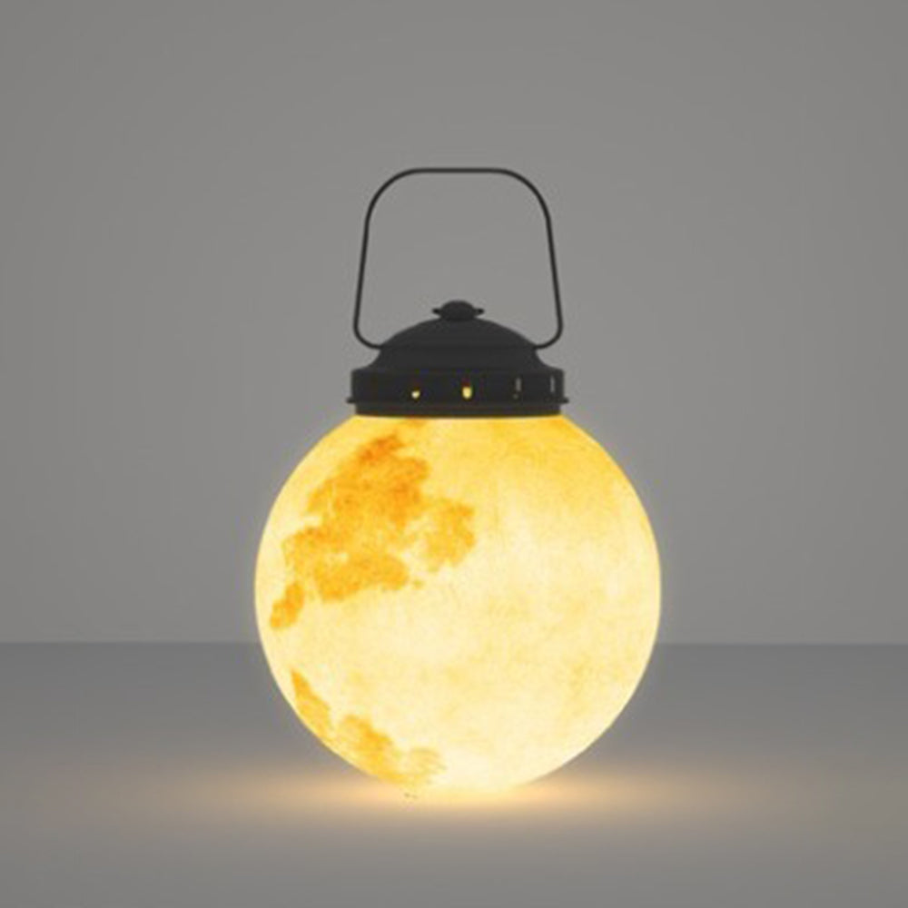 Ray Decorativa Lunar Metal Resina Vidrio Lámpara Colgante Exterior