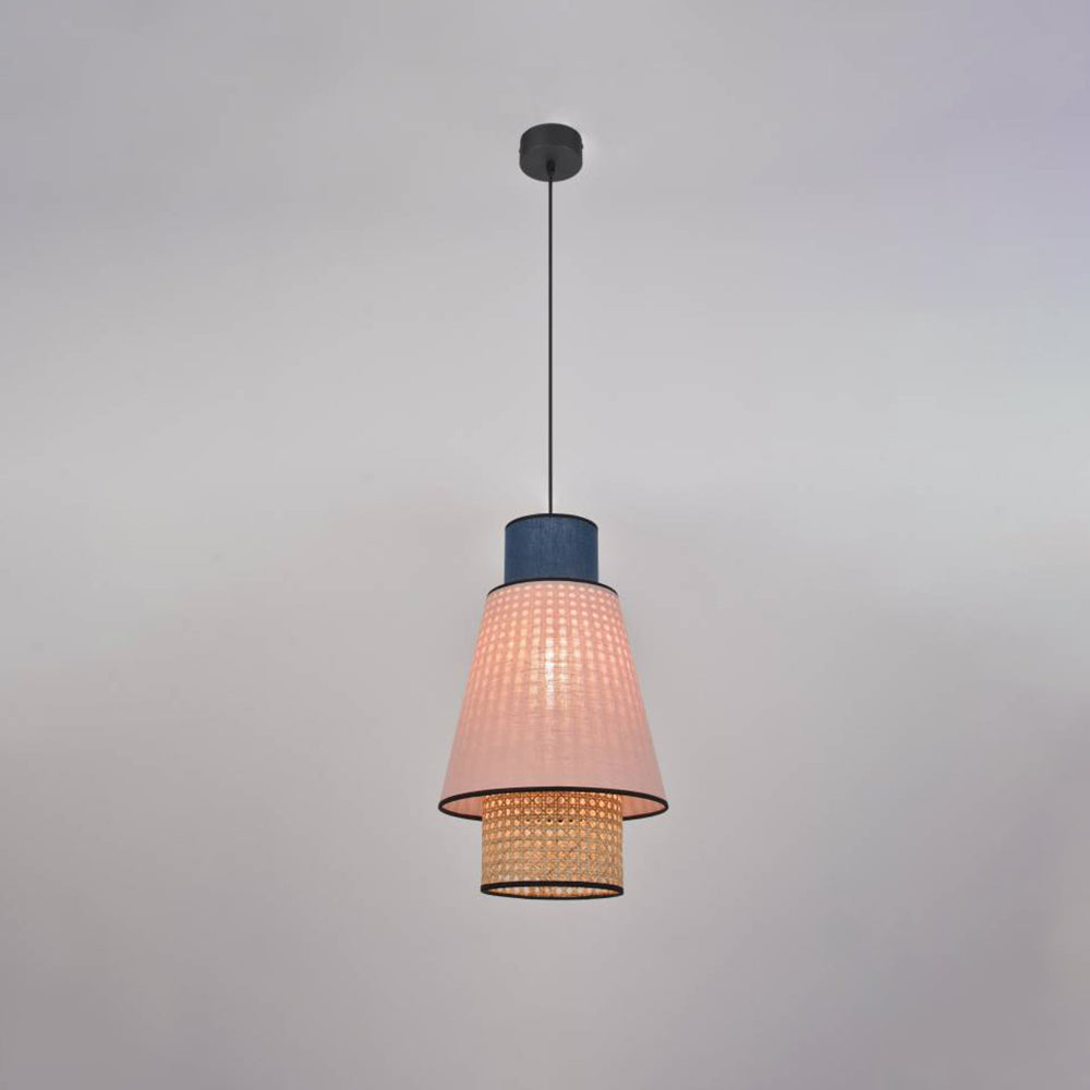 Ritta Moderna Geométrica Metal Lámpara Colgante Rosa