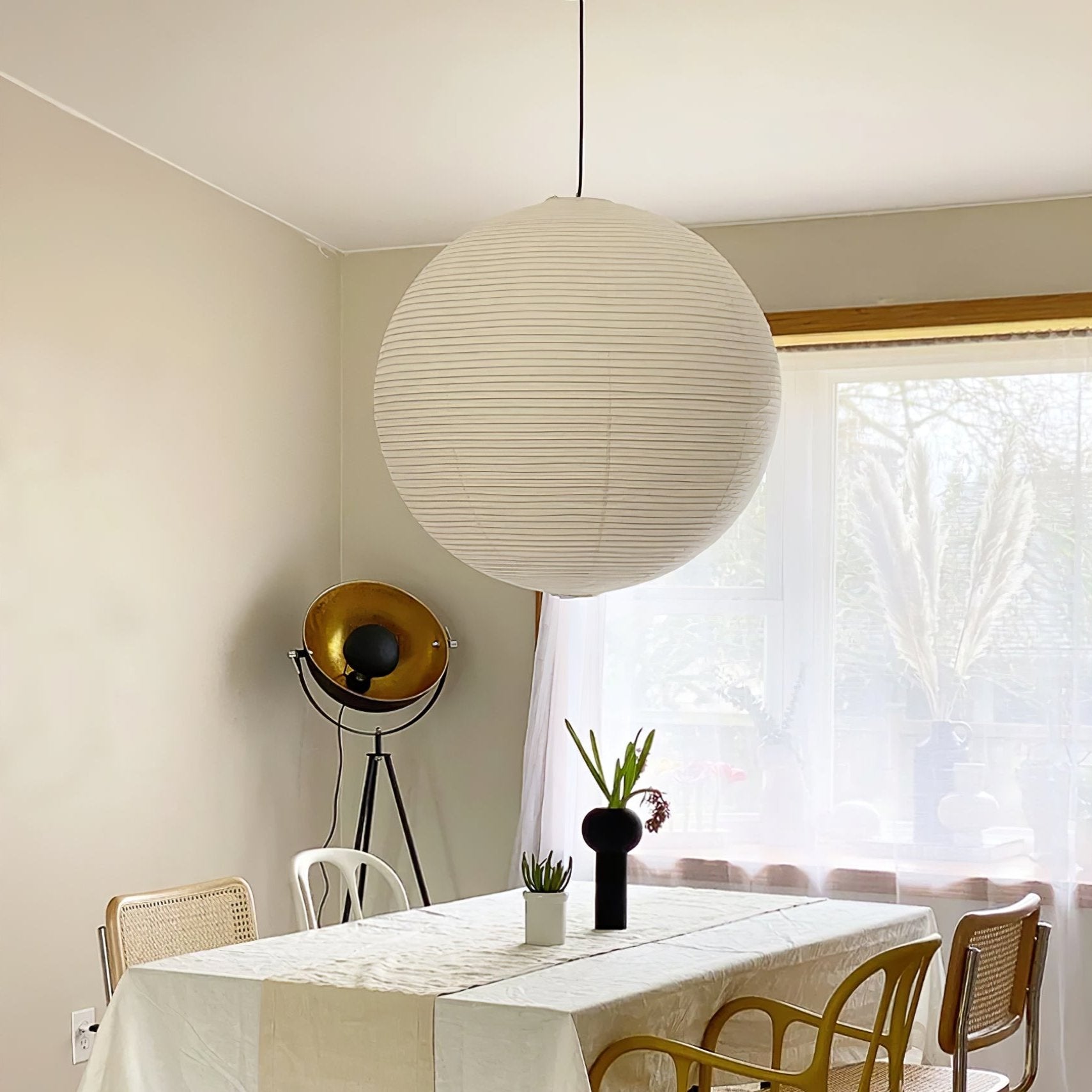Washi Paper Round Series Pendant Lamp - Letslighting