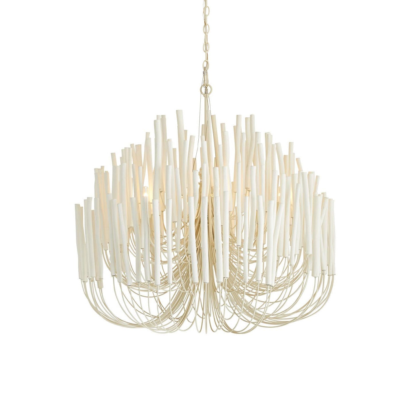Ulshayra Postmodern Luxury Multi-Stick Wooden Metal Chandelier - Lamp Copper